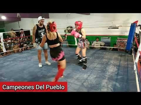 🥊Nemesis Luque Vs Martina Echeverry - KICK BOXING - AMATEUR - Campeones Del Pueblo - Siempre Humilde