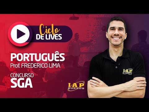 Banner de capa do material gratuito LIVE: PORTUGUÊS PARA O CONCURSO DE SÃO GONÇALO DO AMARANTE.