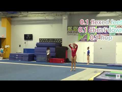 Floor Exercise Execution Breakdown #1 | Sunisa Lee 2019