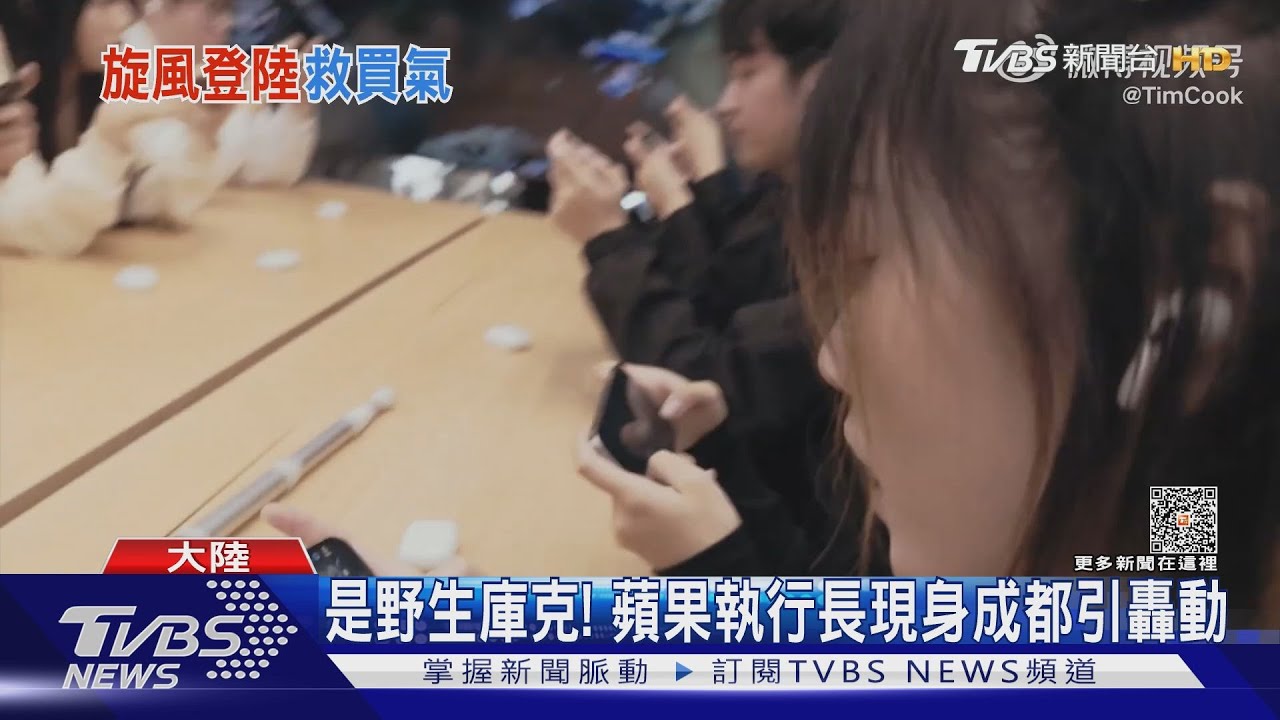 i15銷售衰退 蘋果CEO庫克半年兩度訪中