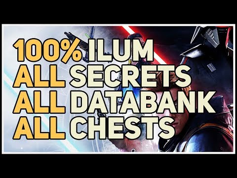 100% Explored Ilum (All Chests Secrets and Databank Echo) Star Wars