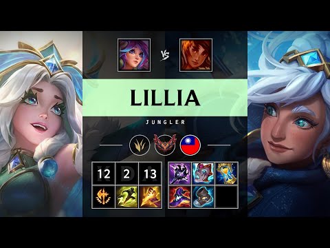 Lillia Jungle vs Taliyah - TW Grandmaster Patch 25.15