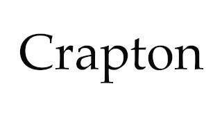 Download lagu How to Pronounce Crapton mp3