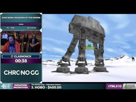 Star Wars: Shadows of the Empire by glasnonck in 0:52:05 - AGDQ2017 - Part 148