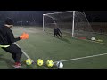 Goalie training