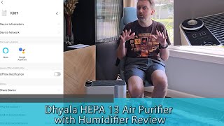 Dhyala HEPA 13 Air Purifier Review | Powerful Air Cleaner & Essential Oil Diffuser in One!
