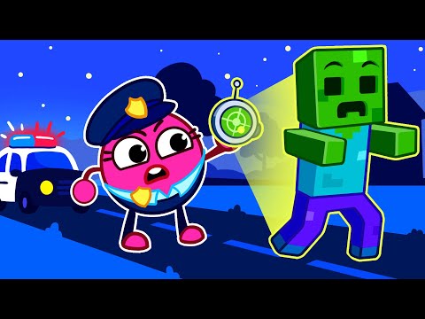 Monster Police! 👮‍♂️🧟 | Stop the Minecraft Zombie Chaos with Pit & Penny 🥑
