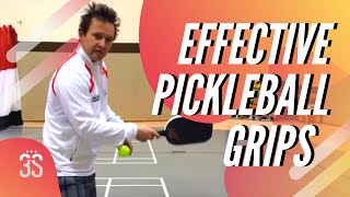 Using effective grips in pickleball