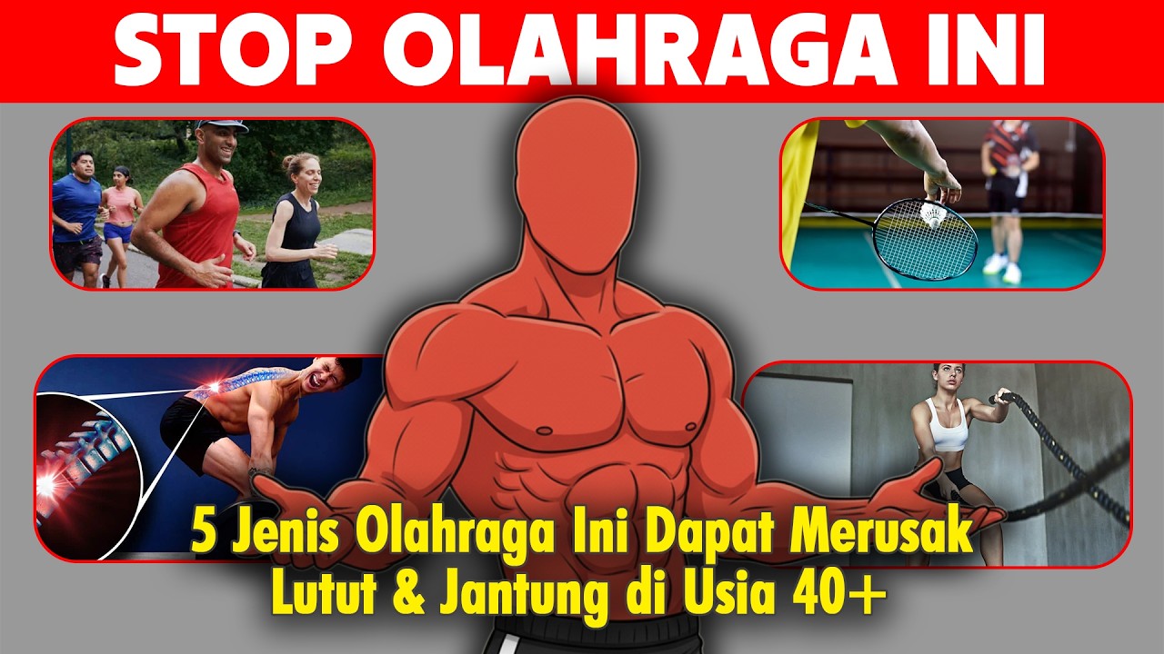 5 OLAHRAGA PALING BODOH UNTUK USIA 40-60 (PART 1: ADA YANG BIKIN LUTUT & JANTUNG JEBOL!)