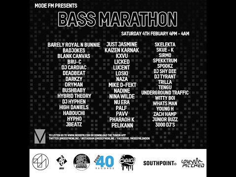 Dryman - Mode fm London Mix 2017 // BASS MARATHON //