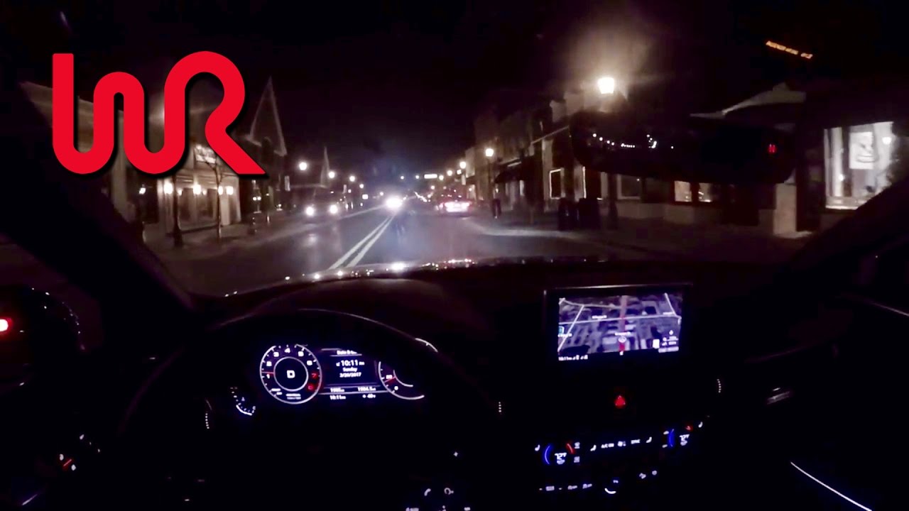 2017 Audi A4 Allroad - POV Night Test Drive