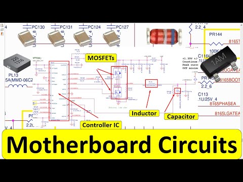 Laptop motherboard components names functions explained