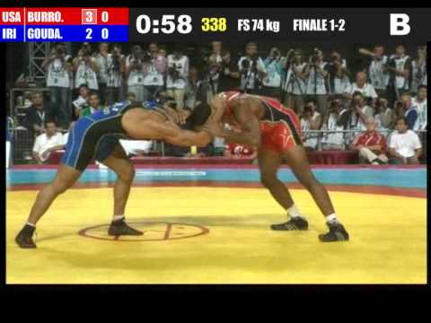 74kg - Jordan Borroughs (USA) vs Sadegh saeed Goudarzi (IRI) 2011 world championship