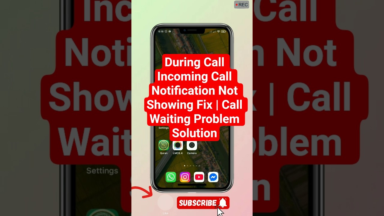 During Call Incoming Call Notification Not Showing Fix | Call Waiting Problem Solution #callwaiting