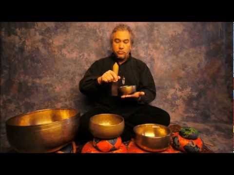 Chakra Meditation Series 3rd Eye/Ajna using A Note Himalayan Singing Bowls for the 6th Chakra
