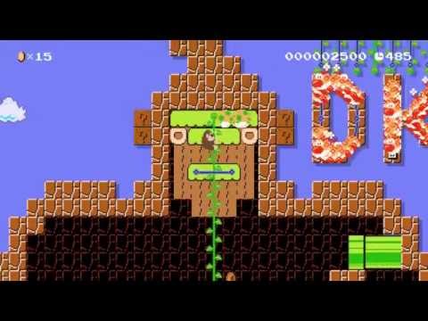 DK's Vine Dilemmas by mrichston - Nintendo ~ Super Mario Maker - No Commentary 1AB