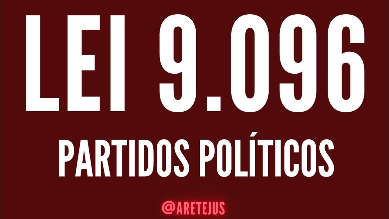 LEI 9.096 Partidos Políticos em Audiobook 🎧📚