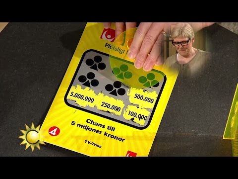 Här skrapar Ann-Britt Triss - Nyhetsmorgon (TV4)