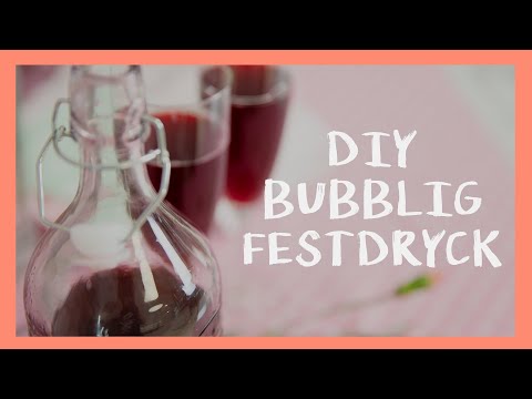 Recept: Bubblig festdryck
