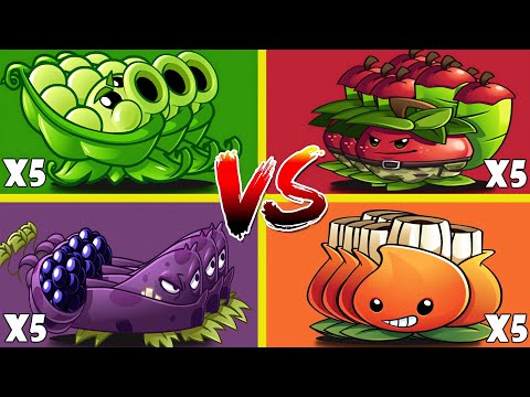 4 Best Mortar Plants MAX LEVEL Battles - Who Will Win? - PvZ 2 Plants vs Plants