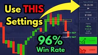 MY BINARY OPTION SETTINGS FOR THE TIMER TO TAKE BETTER TRADES - Educational Content