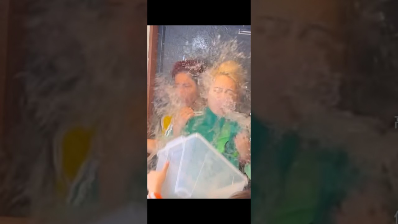 【そんなに濡れることある？】水風船投げつけられるアイドル【リアルピース】#リアルピース100万人