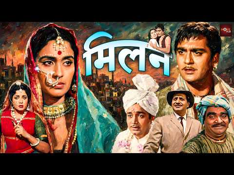 सुनील दत्त और नूतन की रुला कर रख देनेवाली  रोमांटिक मूवी | Sunil Dutt | Nutan | Hindi Movie | Milan