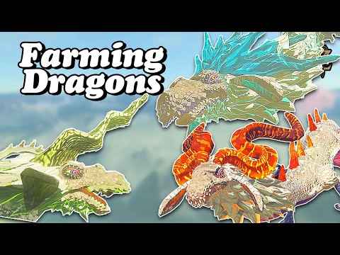 Every Dragon Part in Zelda Breath of the Wild Explained! | Farosh, Dinraal, Naydra | BotW