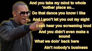 R. Kelly - Throw this money on you (Lyrics)