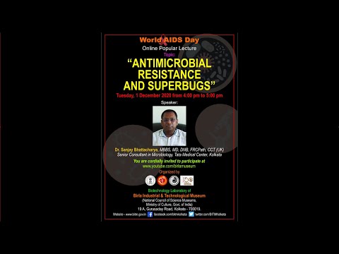 Online Popular Lecture: Antimicrobial Resistance and Superbugs