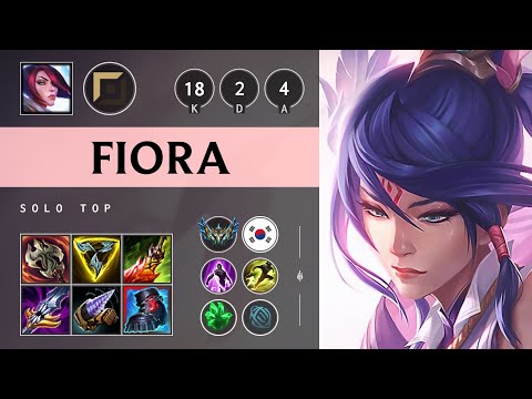 Fiora Top vs Camille - KR Challenger Patch 25.06