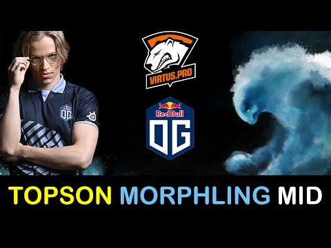 Topson Morphling Player Prespective - OG vs VP BEYOND EPIC DOTA 2 - Shotgun mode Topson Morphling
