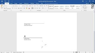 Different Ways to Insert a Signature Line in Word