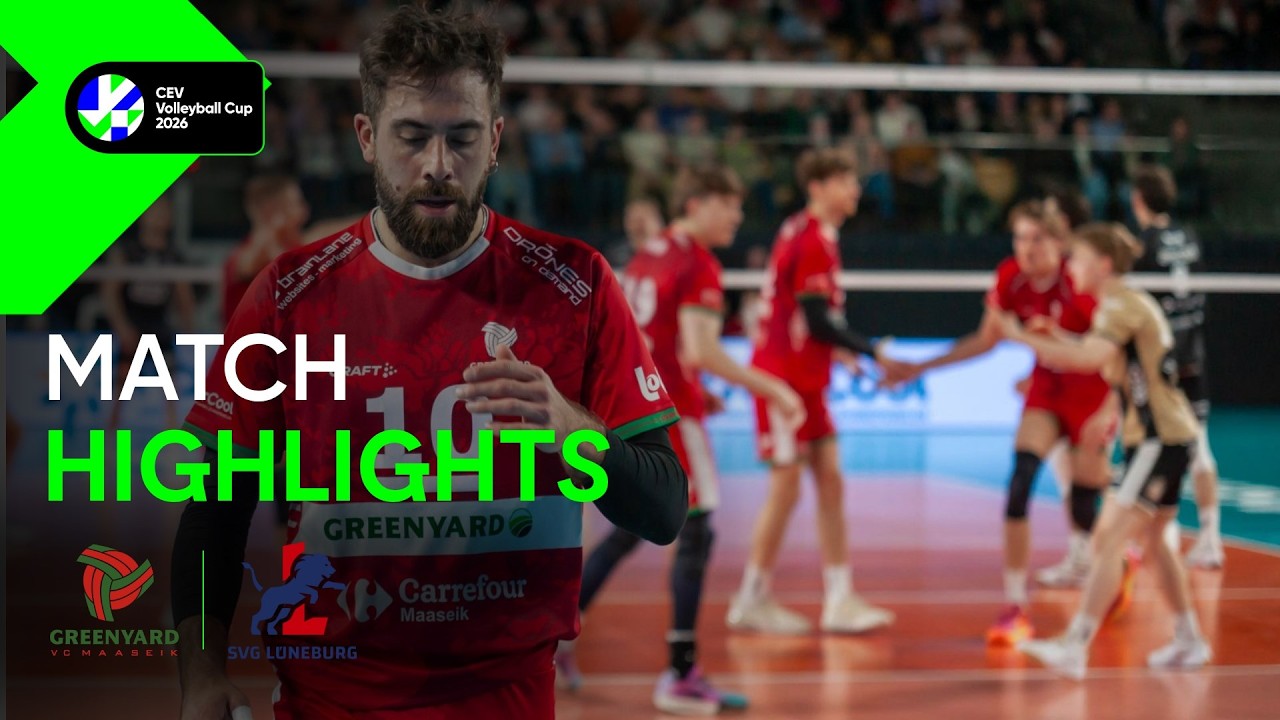 Highlights | Greenyard MAASEIK vs  SVG LÜNEBURG  | CEV Volleyball Cup 2026