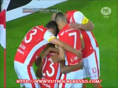 Santa Fe 3 1 Colo Colo (ADN Radio Chile) Copa Libertadores 2015