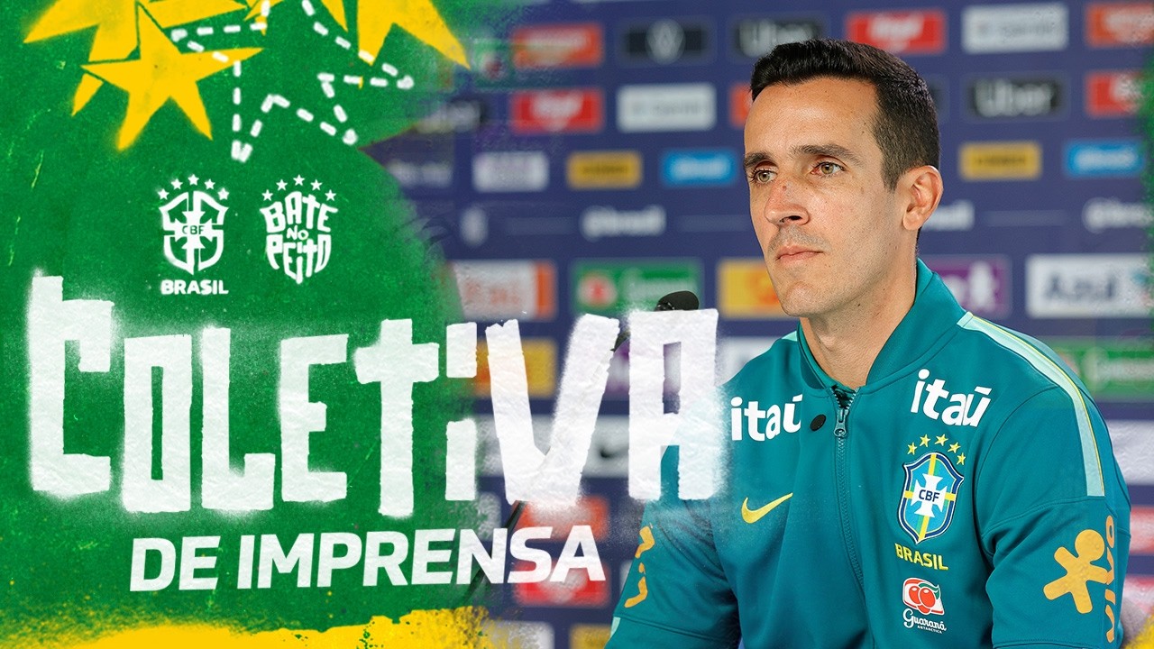 PAULO VICTOR NA COLETIVA DA SELEÇÃO BRASILEIRA SUB-20