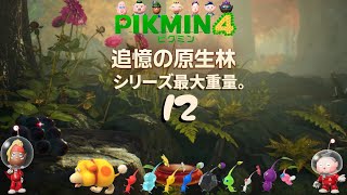 ＃12「シリーズ最大重量。」 ピクミン４/pikmin4  追憶の原生林01 探索43日目～46日目