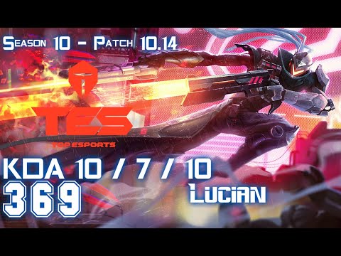 TES 369 LUCIAN vs MALPHITE Top - Patch 10.14 KR Ranked