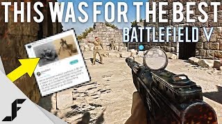This was for the best Battlefield 5