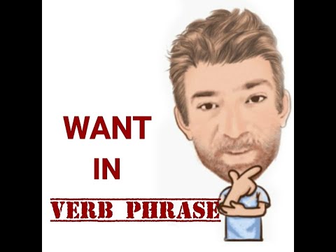 English Tutor Nick P Verb Phrase (466) Want in - Four Meanings