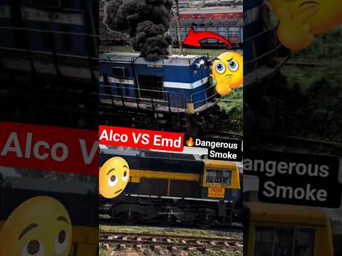 Why are ALCO engines always smoking? 🤔Why are they different from EMD🔥 #train