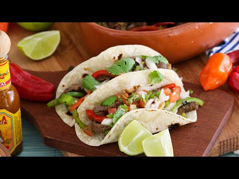 TACOS de CARNE Mexicanos | Receta Fácil y Rápida - CUKit!