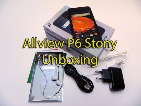 Allview P6 Stony Unboxing - GSMDome.com