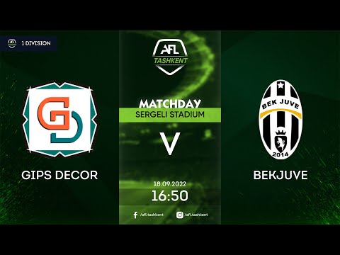 AFL 1 Division  1-tur GIPS DECOR-BEKJUVE