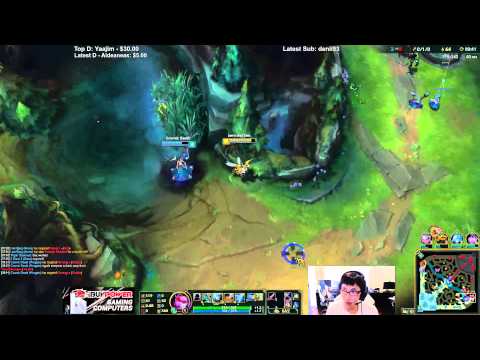 Doublelift duo Bjergsen - Vayne vs Caitlyn ADC - League of Legends