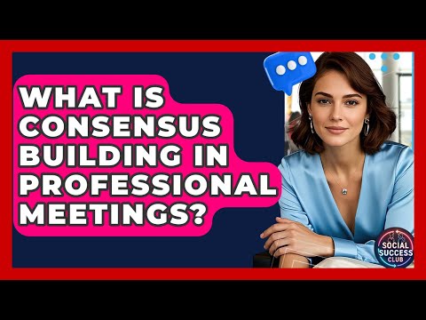 What Is Consensus Building In Professional Meetings? - Social Success Club