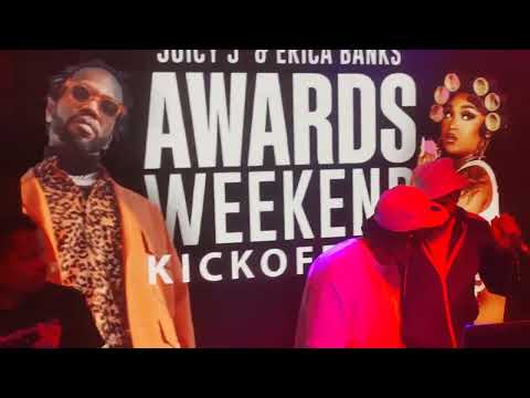 Three 6 Mafias  Juicy J & Erica Banks Perform Live with Djay Smoov B.E.T Week end kick off "2022"