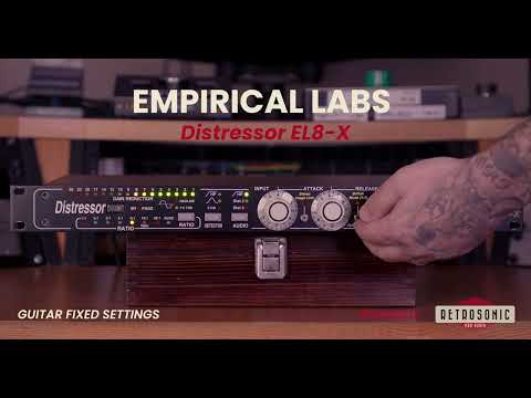 Empirical Labs EL8-XS Distressor Stereo Pair with British Mode and Image Link 2010s - Black image 3