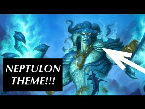 NEPTULON, THE TIDEHUNTER Hearthstone Theme, Voice Line, & Golden Animation!