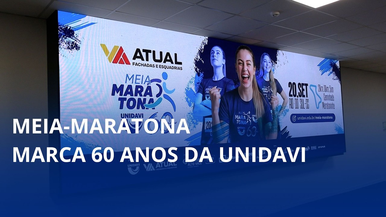 Hora de correr! 🏃 Meia-maratona marca 60 anos da Unidavi